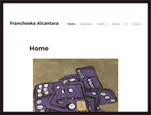 Tablet Screenshot of francheskaalcantara.com